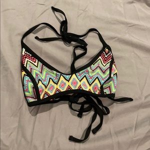 Patterned Bikini Top